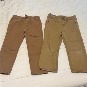 Carter's Tan and Brown Kids Casual Pants